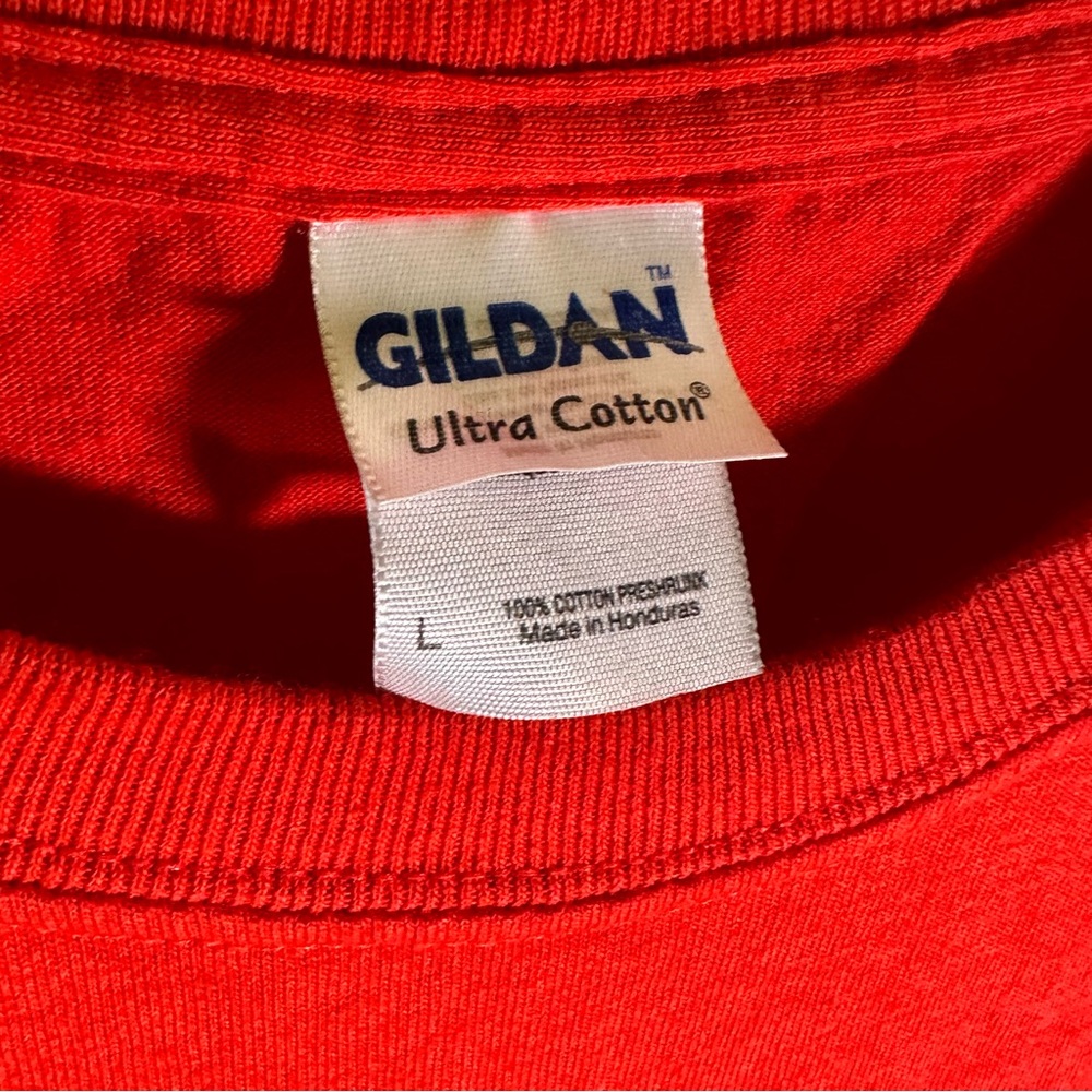 Gildan Large T-shirt Athletic‎ Sporty Red - Picture 2 of 4